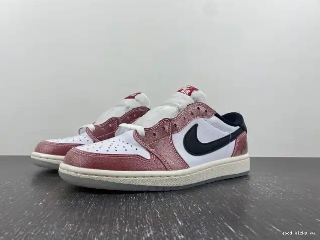 'RED BLACK' LOW 1 X JORDAN AIR OG ROOM TROPHY FN0432-017 0528